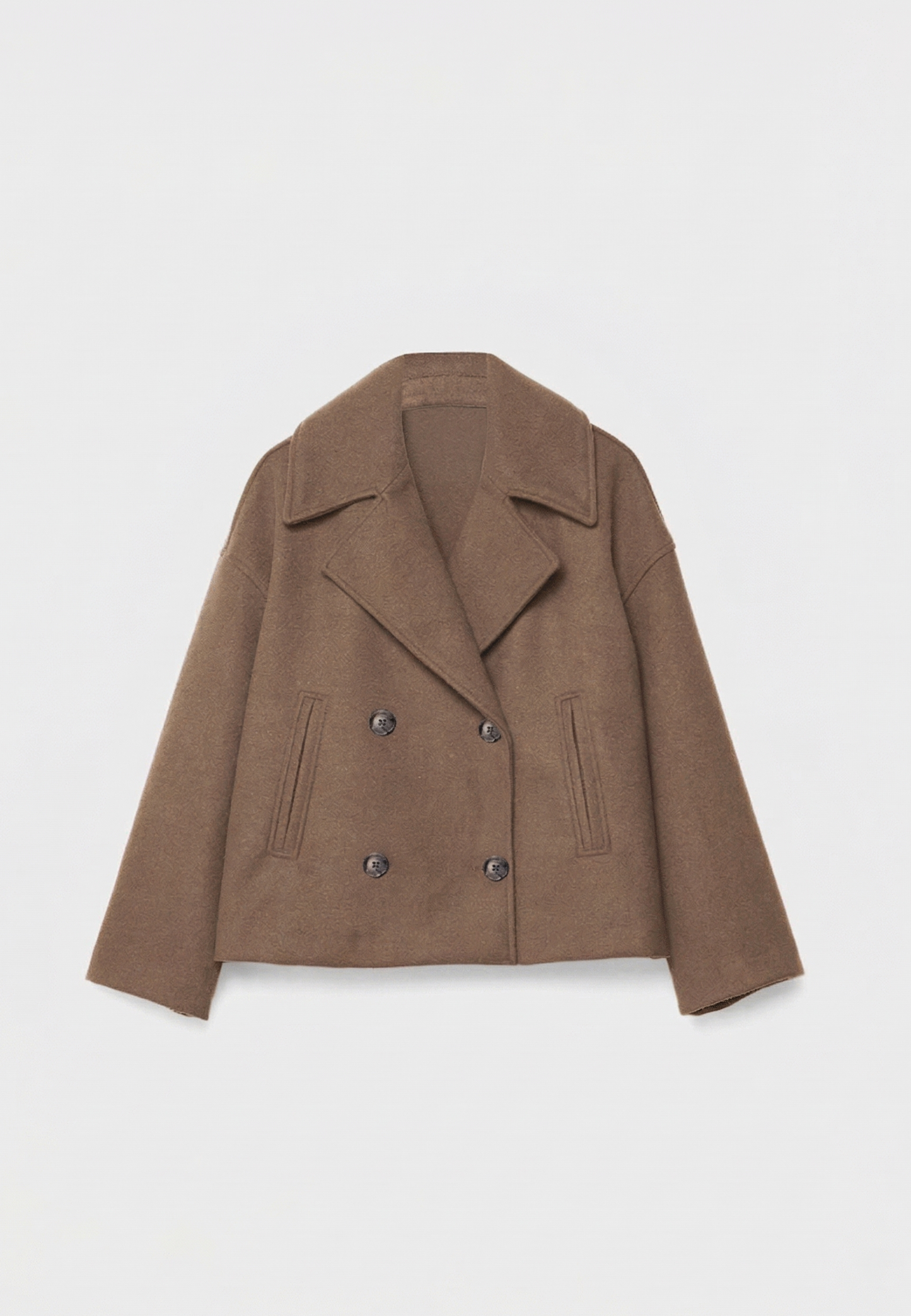 Structured Zip Closure Winter Coat