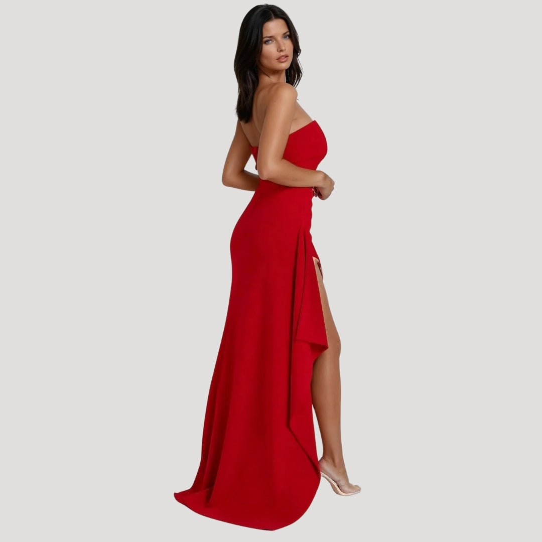Lightweight Strapless Maxi Dress