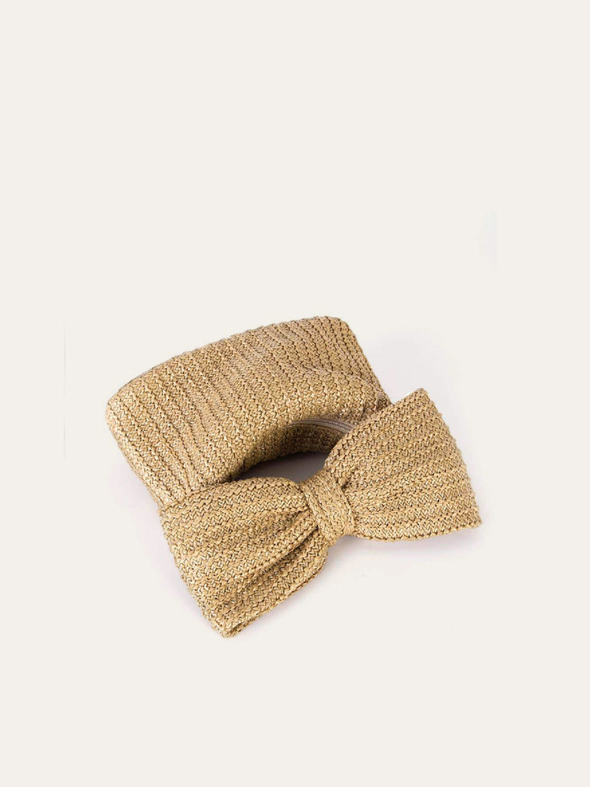 Lightweight Straw Bowknot Handbag