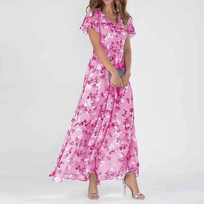 Lightweight V-Neck Summer Dress