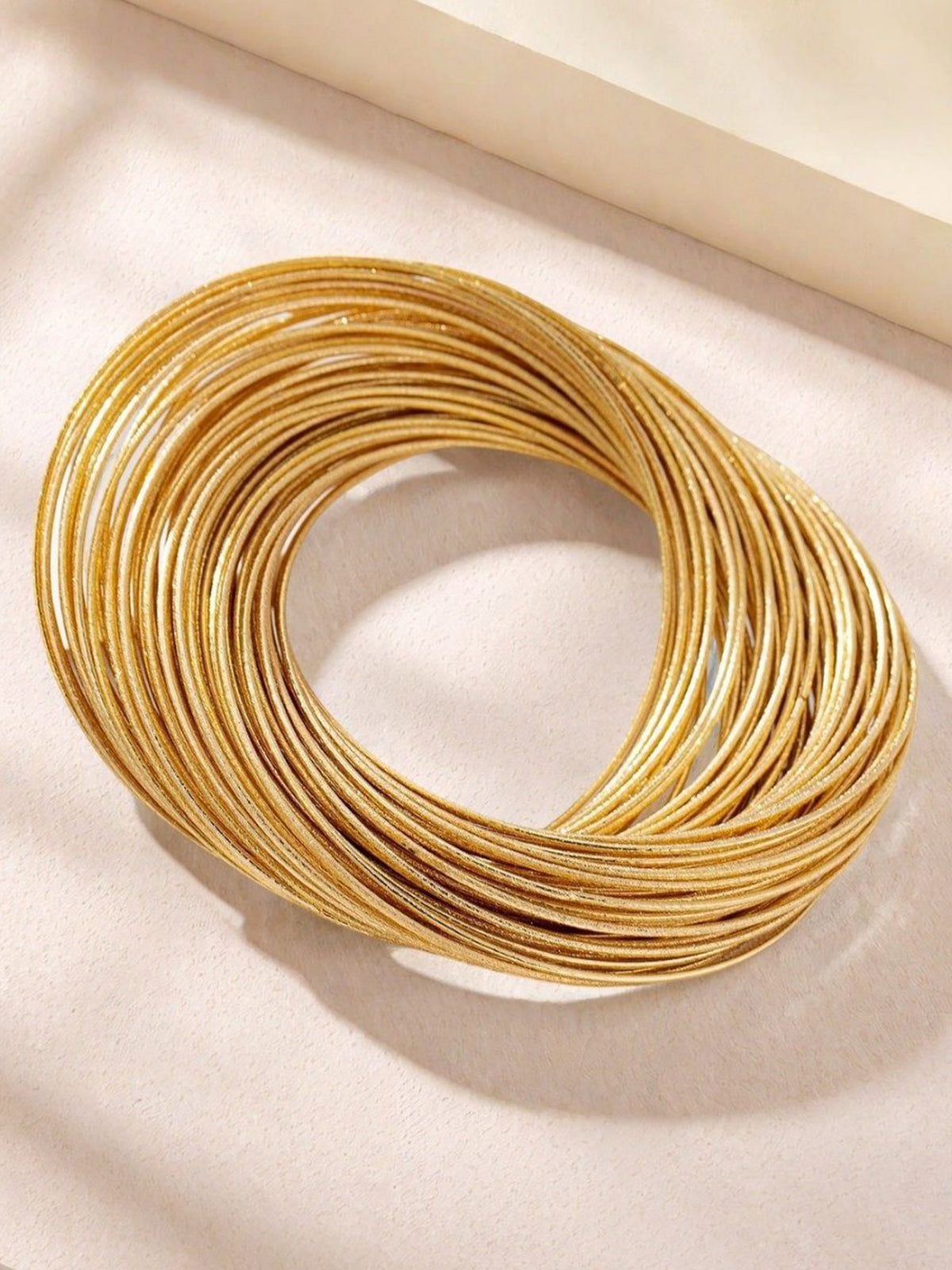 Multi-Strand Twisted Alloy Mens Bracelet