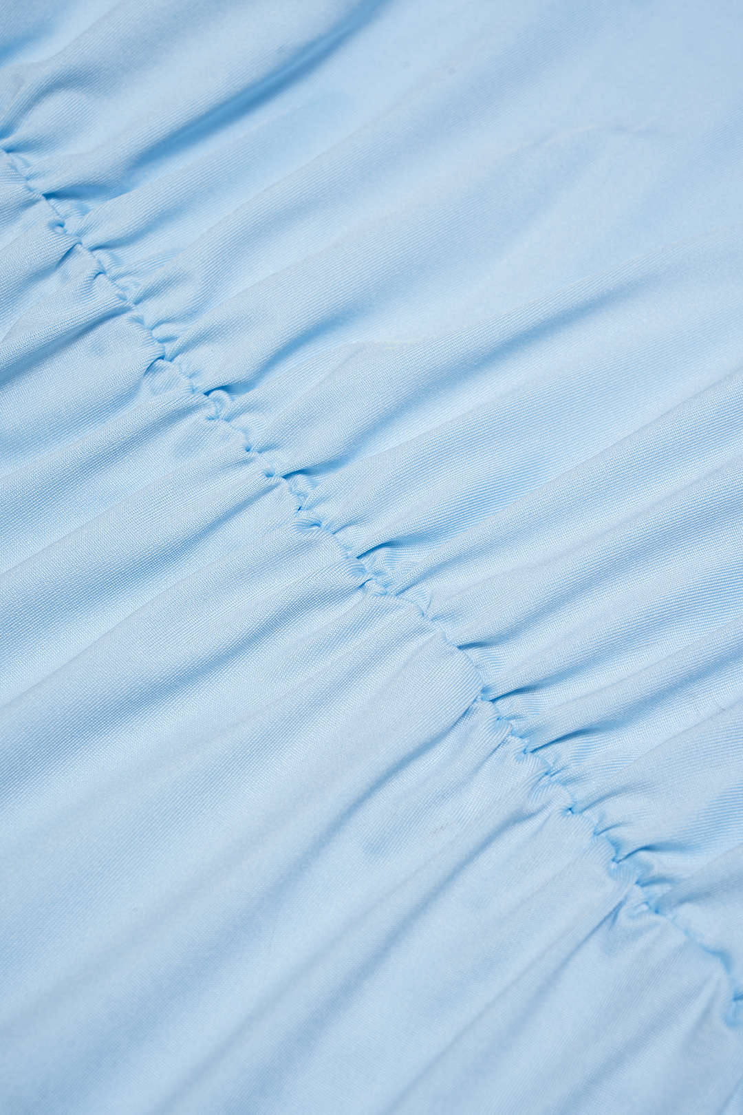 V-Neck Ruched Midi Dress