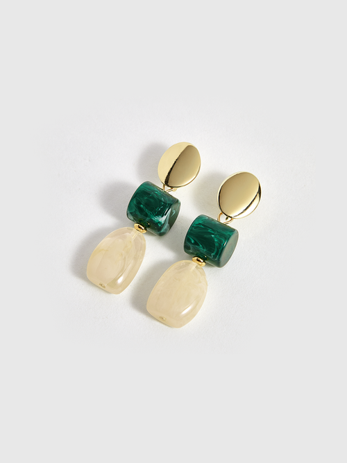 Acrylic Geometric Drop Earrings for Women