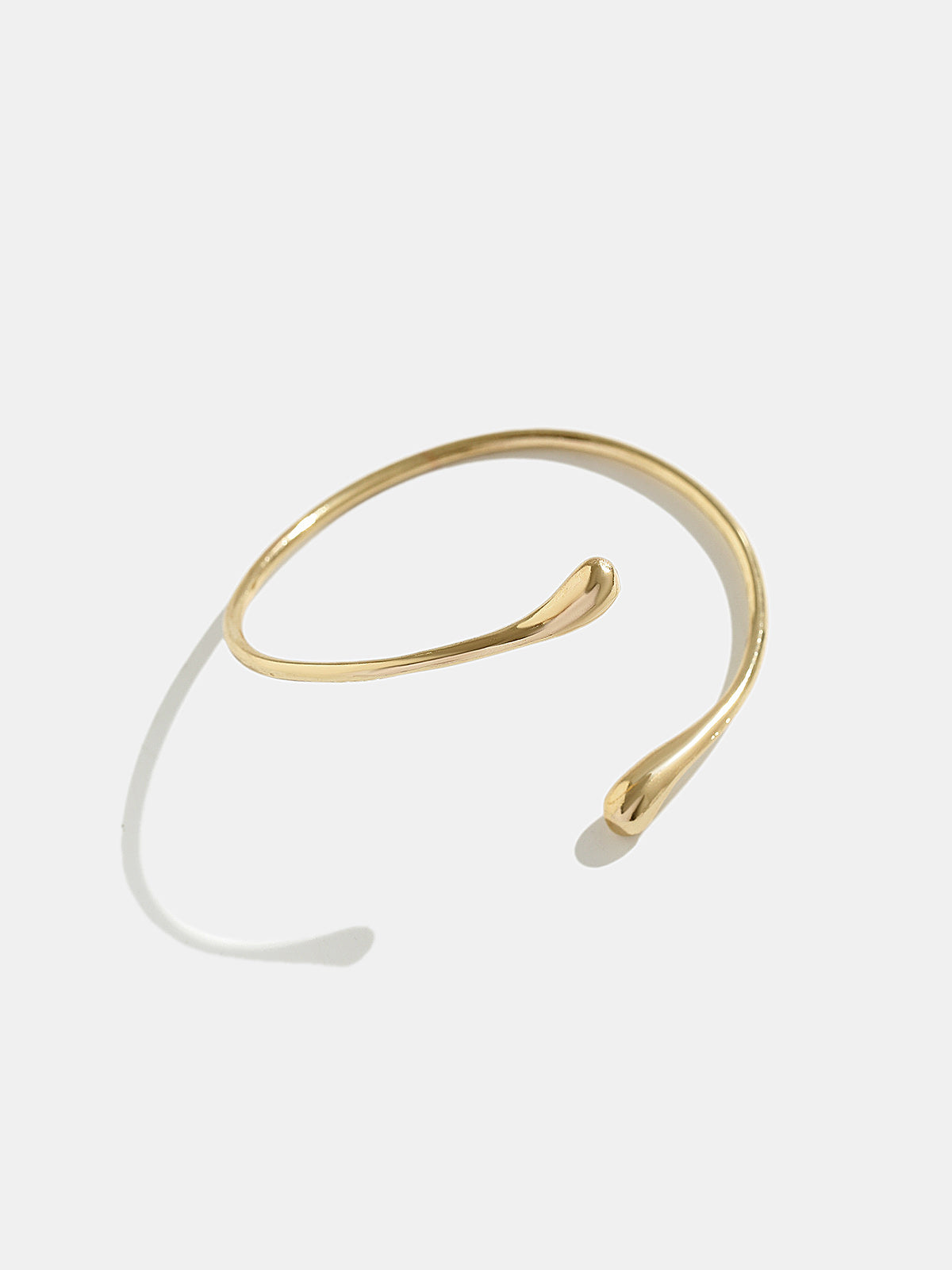 Alloy Teardrop Open Cuff Bracelet