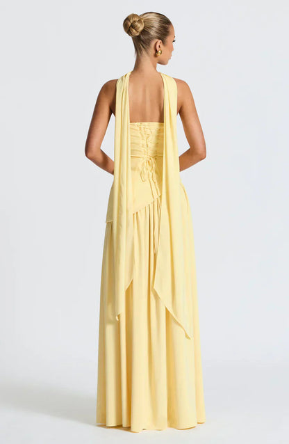 Asymmetric Lightweight Maxi Dress
