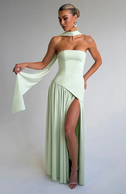 Asymmetric Lightweight Maxi Dress