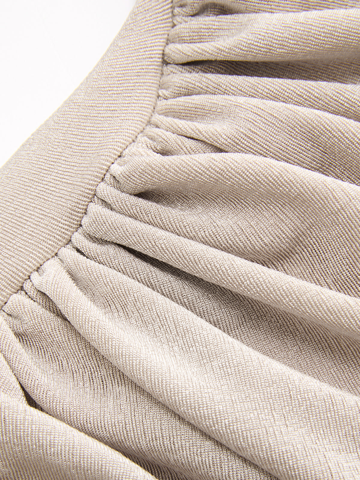 Asymmetric Ruched Knit Top