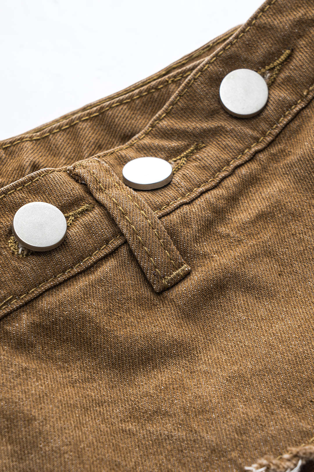 Asymmetrical Hem Denim Skirt