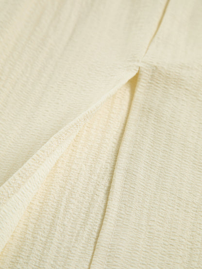 Backless Criss Cross Detail Midi Dress