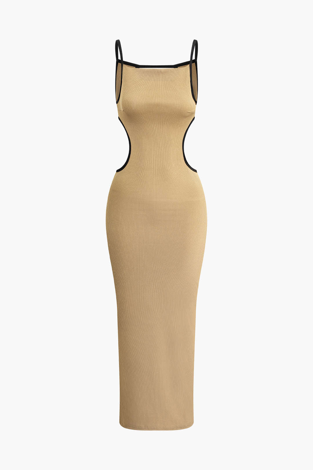 Backless V-Neck Maxi Dress