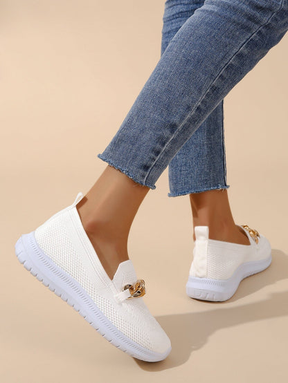 Breathable Stretchy Knit Sneakers