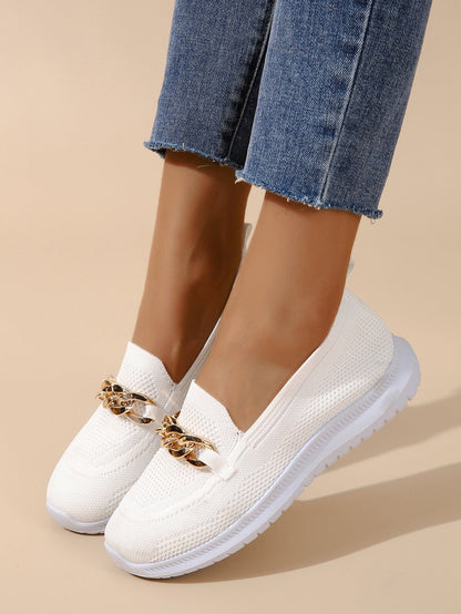 Breathable Stretchy Knit Sneakers