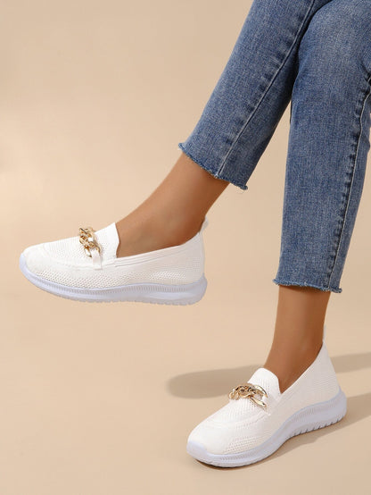 Breathable Stretchy Knit Sneakers