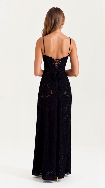 Bustier White Maxi Dress