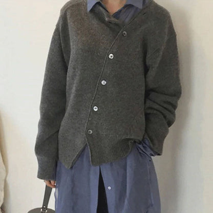Button Detail Knit Sweater