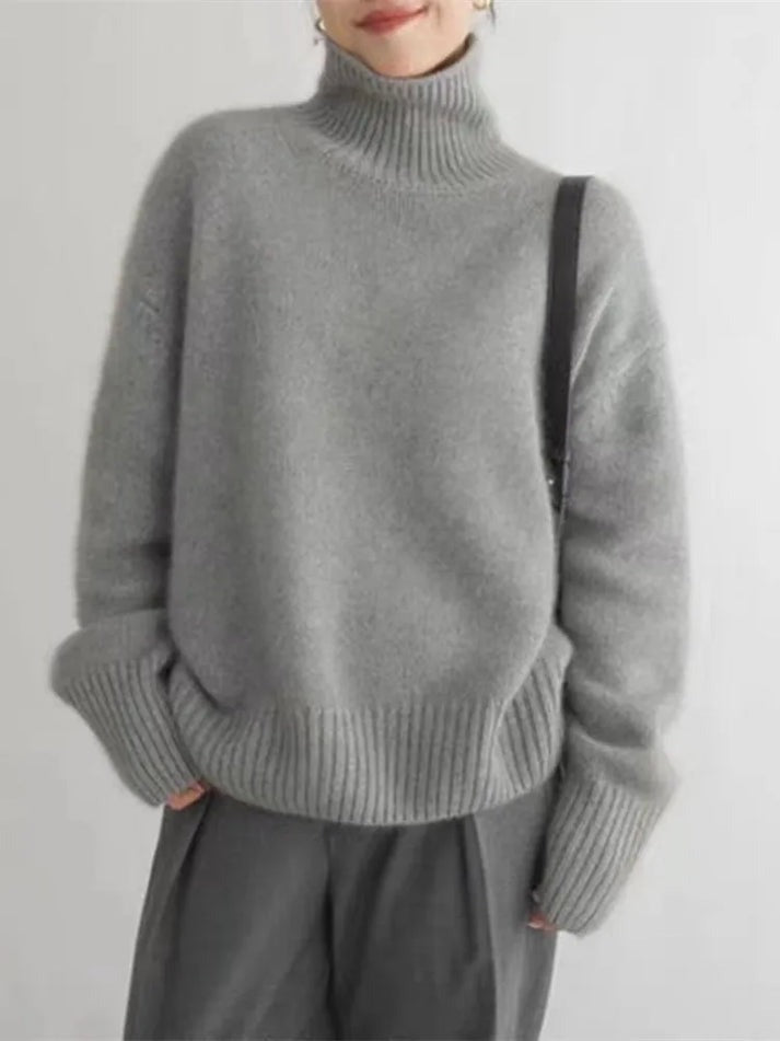 Cashmere Turtleneck Slim Fit Sweater