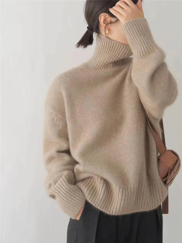 Cashmere Turtleneck Slim Fit Sweater