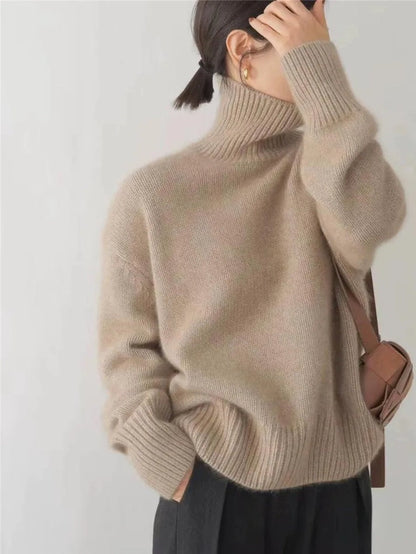 Cashmere Turtleneck Slim Fit Sweater