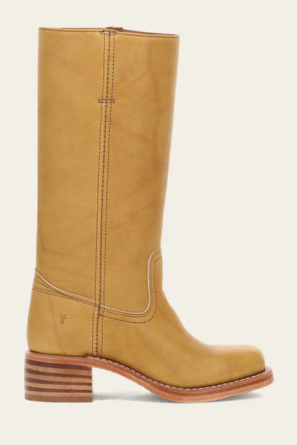 Classic Mid Calf Faux Leather Cowboy Boots