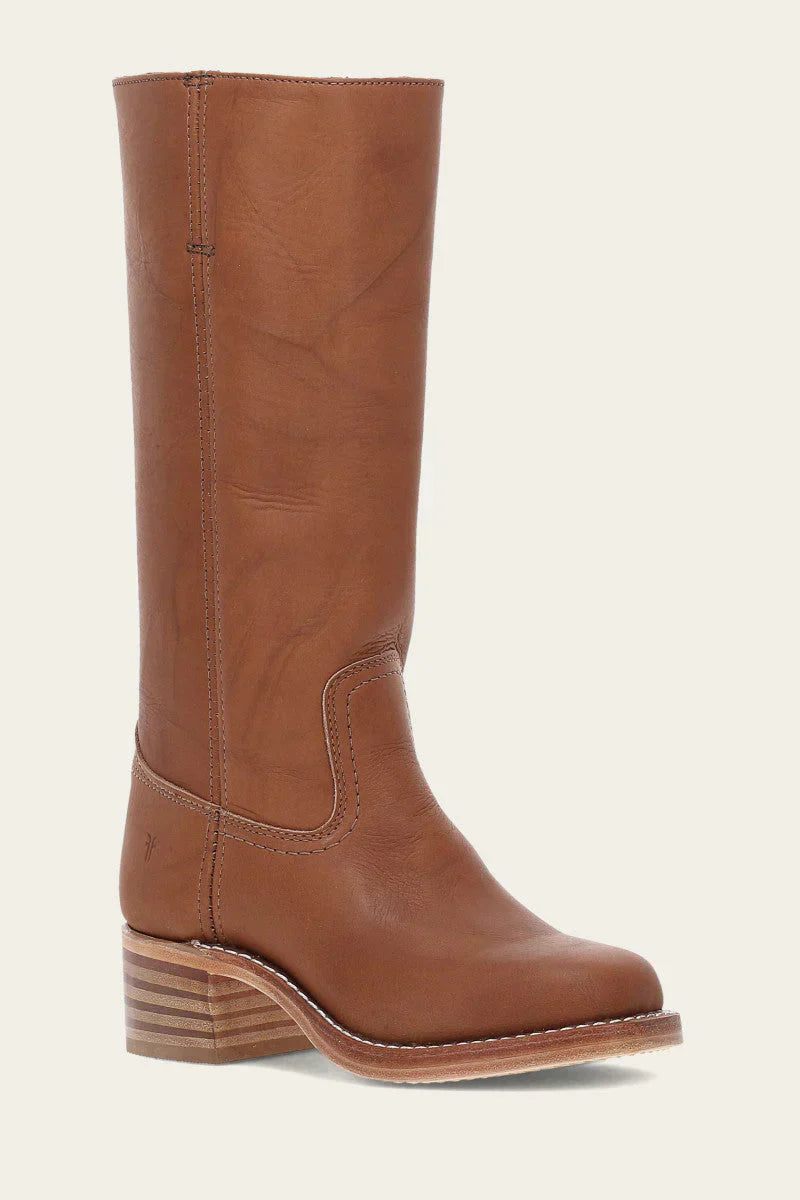 Classic Mid Calf Faux Leather Cowboy Boots