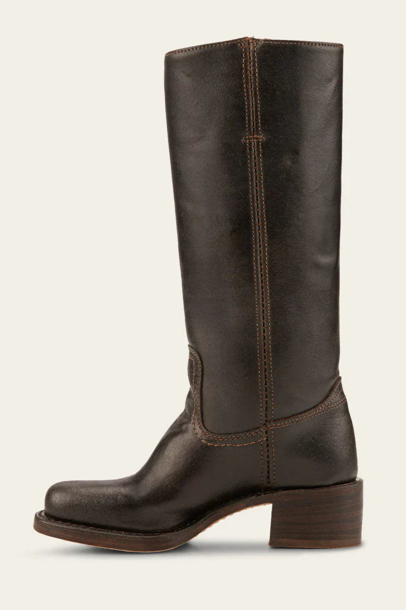 Classic Mid Calf Faux Leather Cowboy Boots