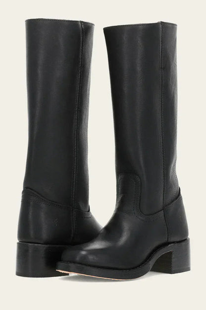 Classic Mid Calf Faux Leather Cowboy Boots