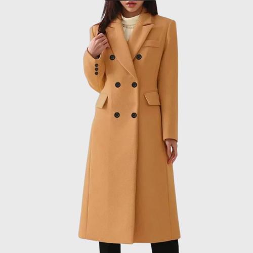 Classic Tailored Wool Overcoat