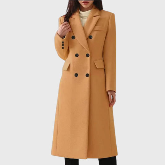 Classic Tailored Wool Overcoat