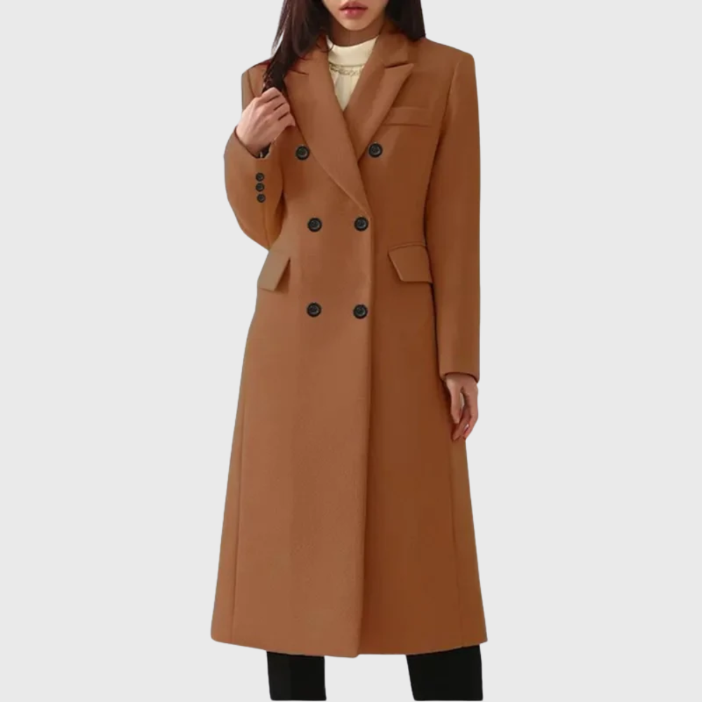 Classic Tailored Wool Overcoat