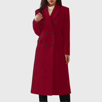 Classic Tailored Wool Overcoat