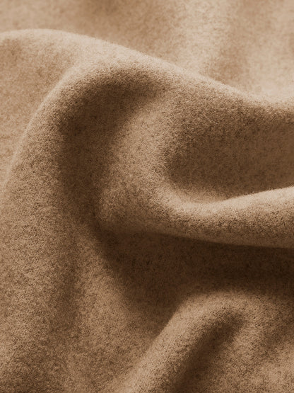 Cotton Blend Oversized Button-Down Jacket