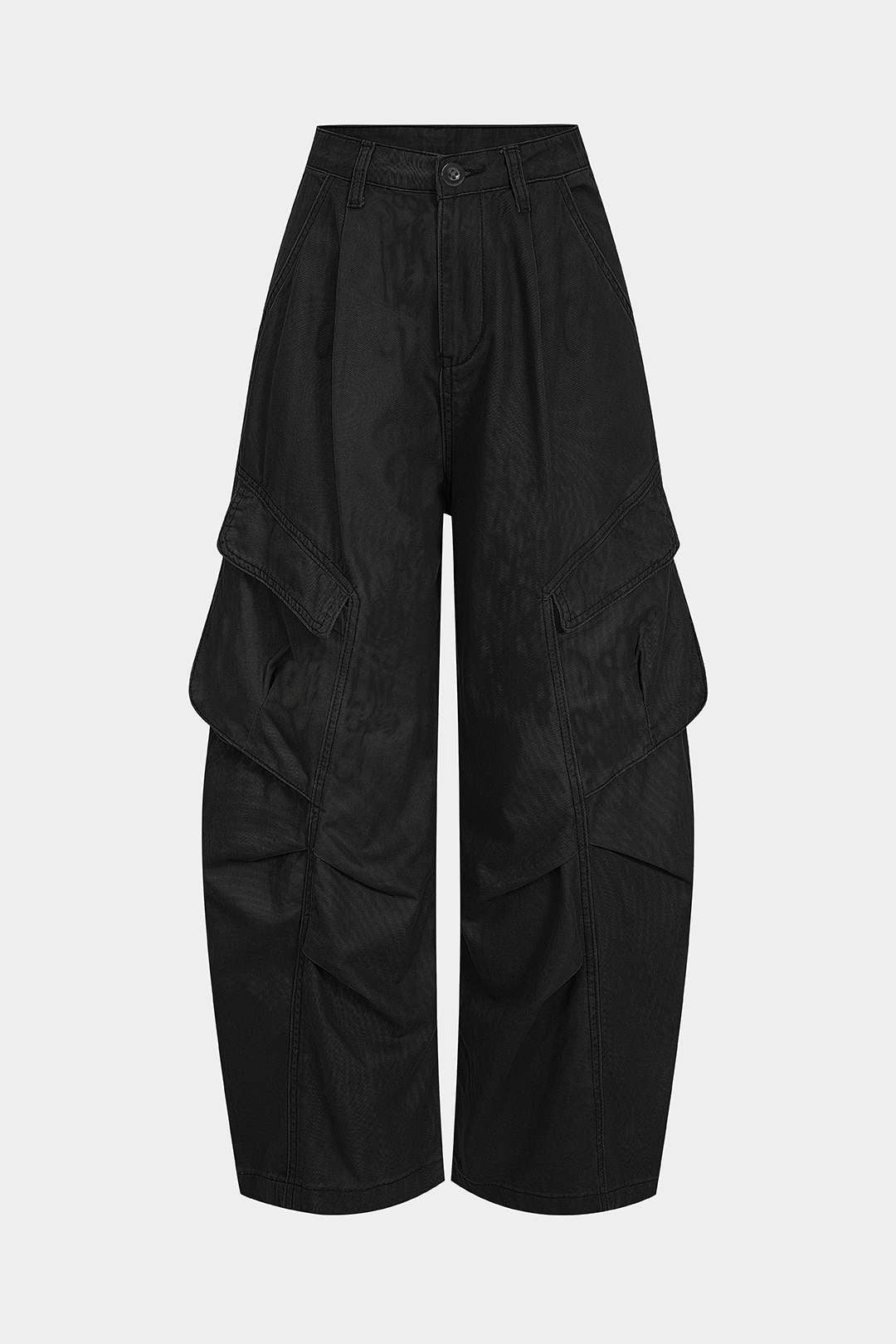 Cotton Blend Ruched Pocket Mens Jeans