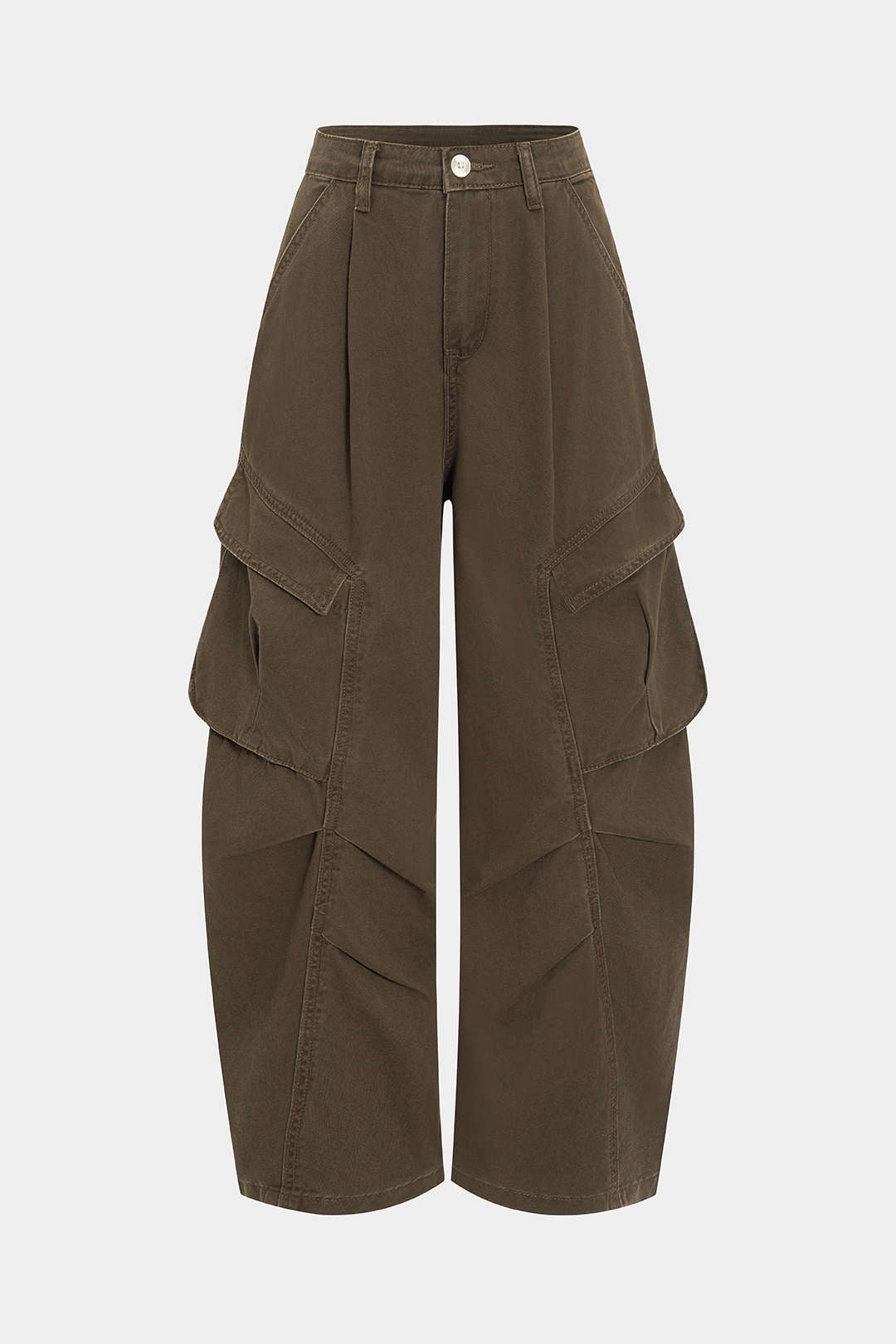 Cotton Blend Ruched Pocket Mens Jeans