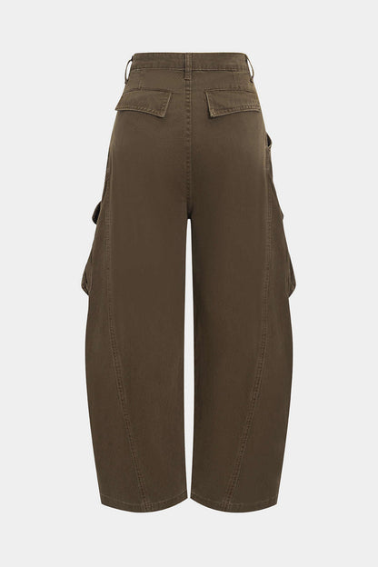 Cotton Blend Ruched Pocket Mens Jeans