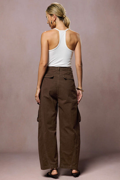 Cotton Blend Ruched Pocket Mens Jeans