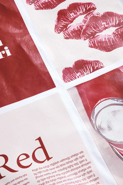 Cotton Letter Print Graphic Tee