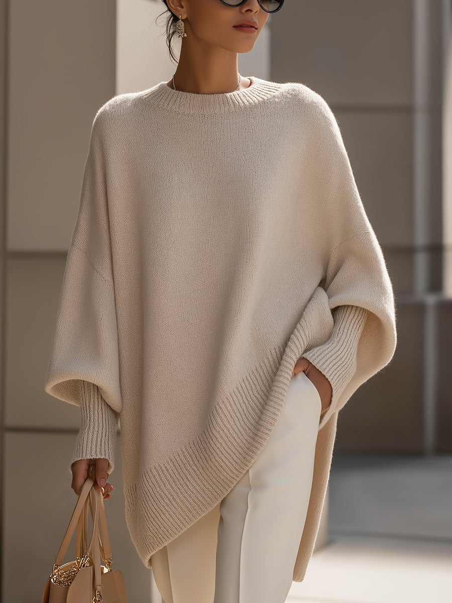 Cozy Knit Crew Neck Sweater