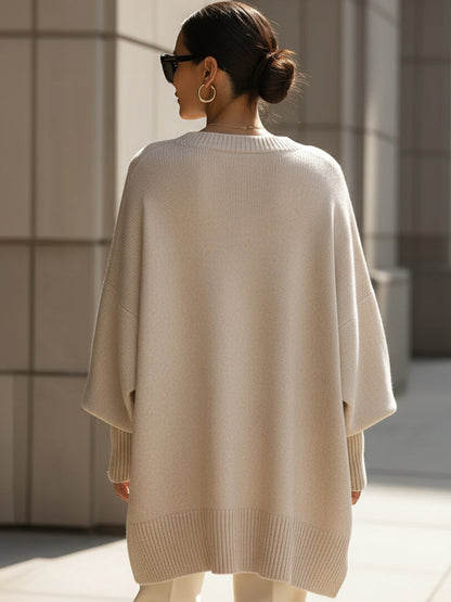 Cozy Knit Crew Neck Sweater