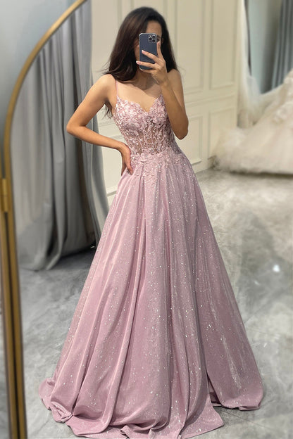 Embellished V-Neck Maxi Dress