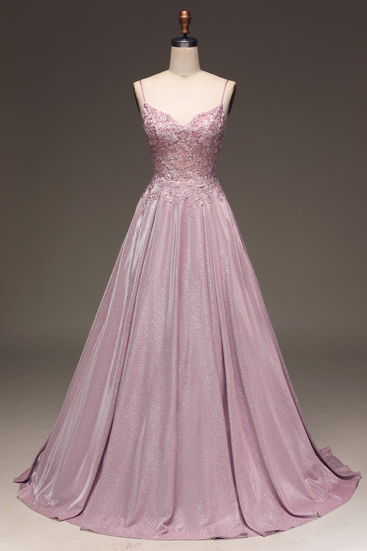 Embellished V-Neck Maxi Dress