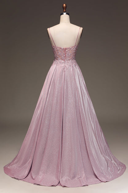 Embellished V-Neck Maxi Dress