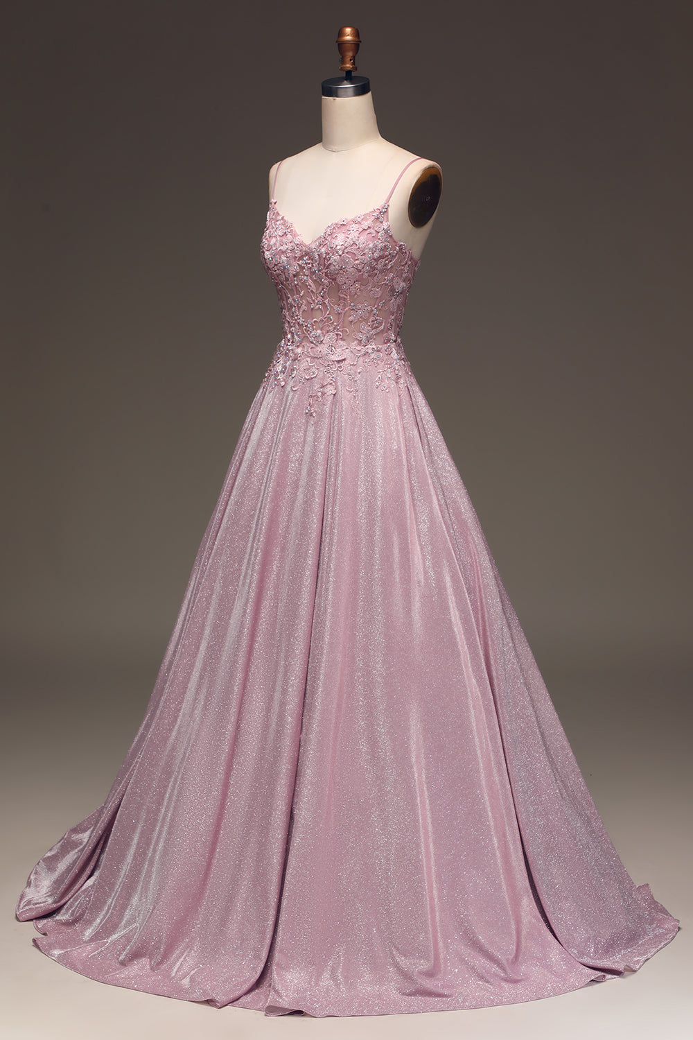 Embellished V-Neck Maxi Dress