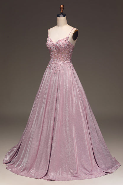 Embellished V-Neck Maxi Dress