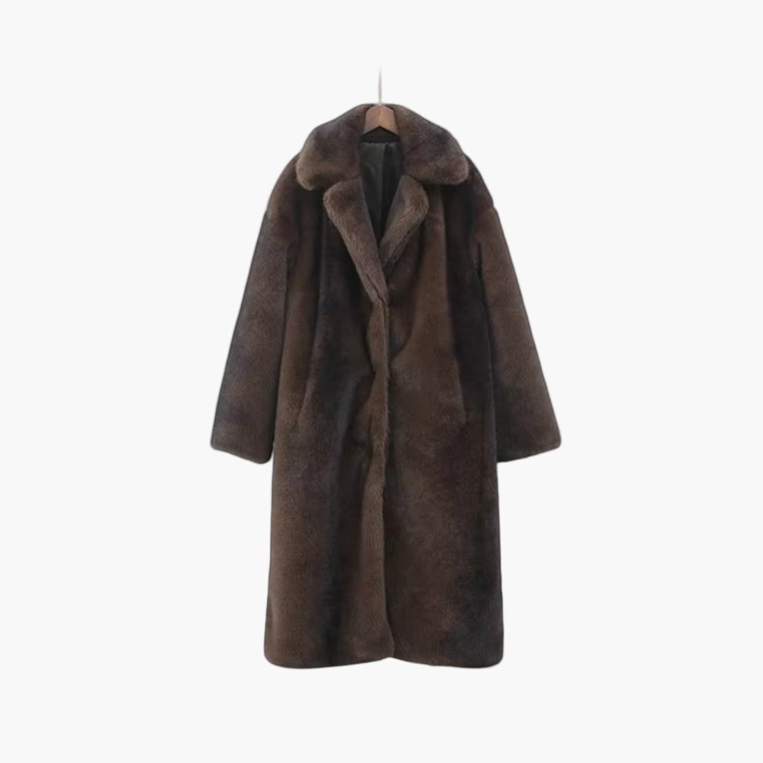 Faux Fur Full-Length Winter Coat