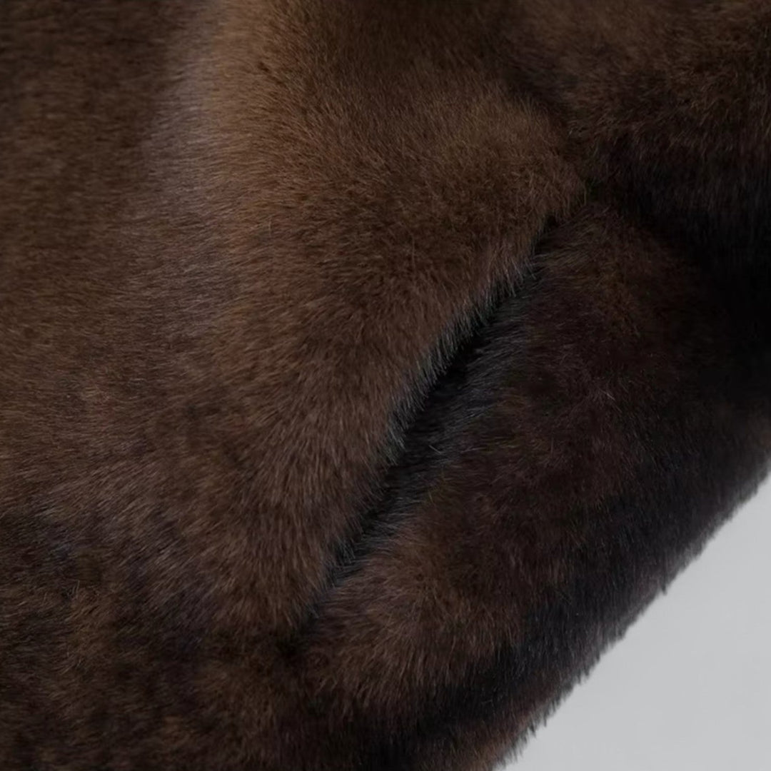 Faux Fur Full-Length Winter Coat