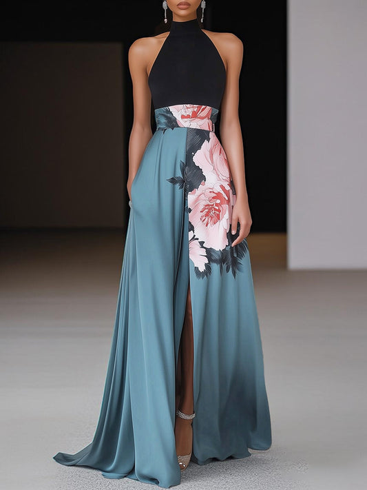 Floral Print Lightweight Maxi Dress