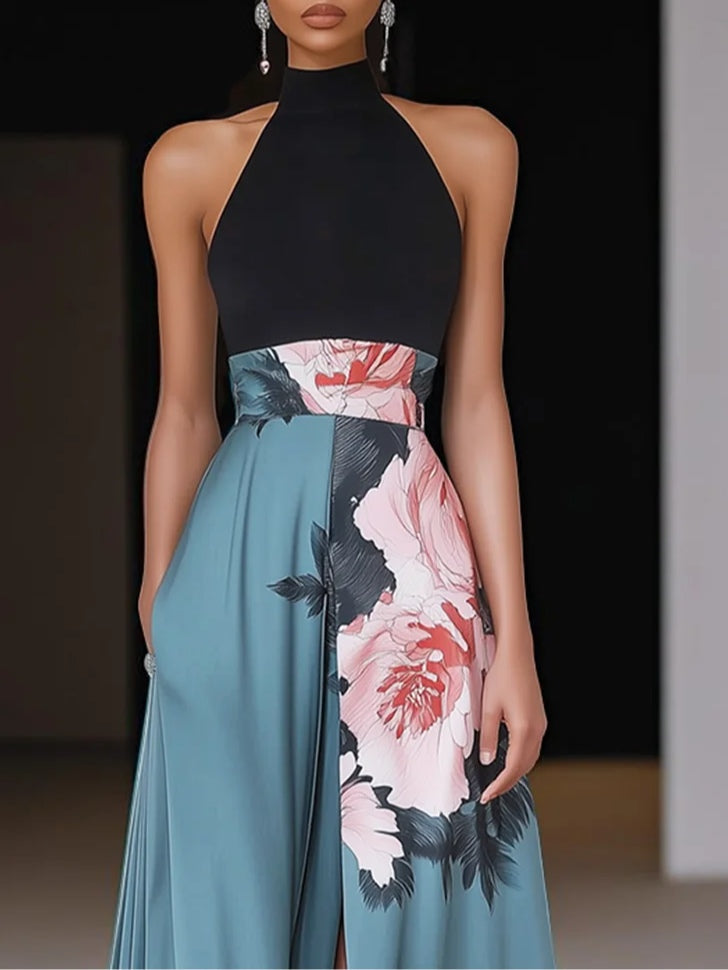Floral Print Lightweight Maxi Dress