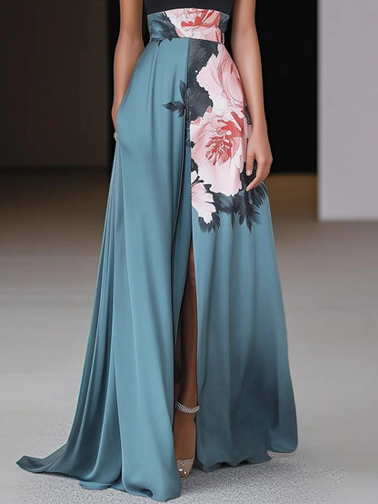 Floral Print Lightweight Maxi Dress
