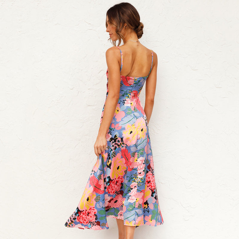 Classic Floral Maxi Dress
