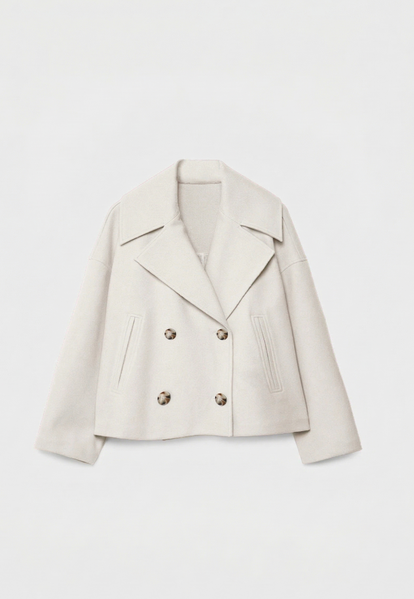 Structured Zip Closure Winter Coat